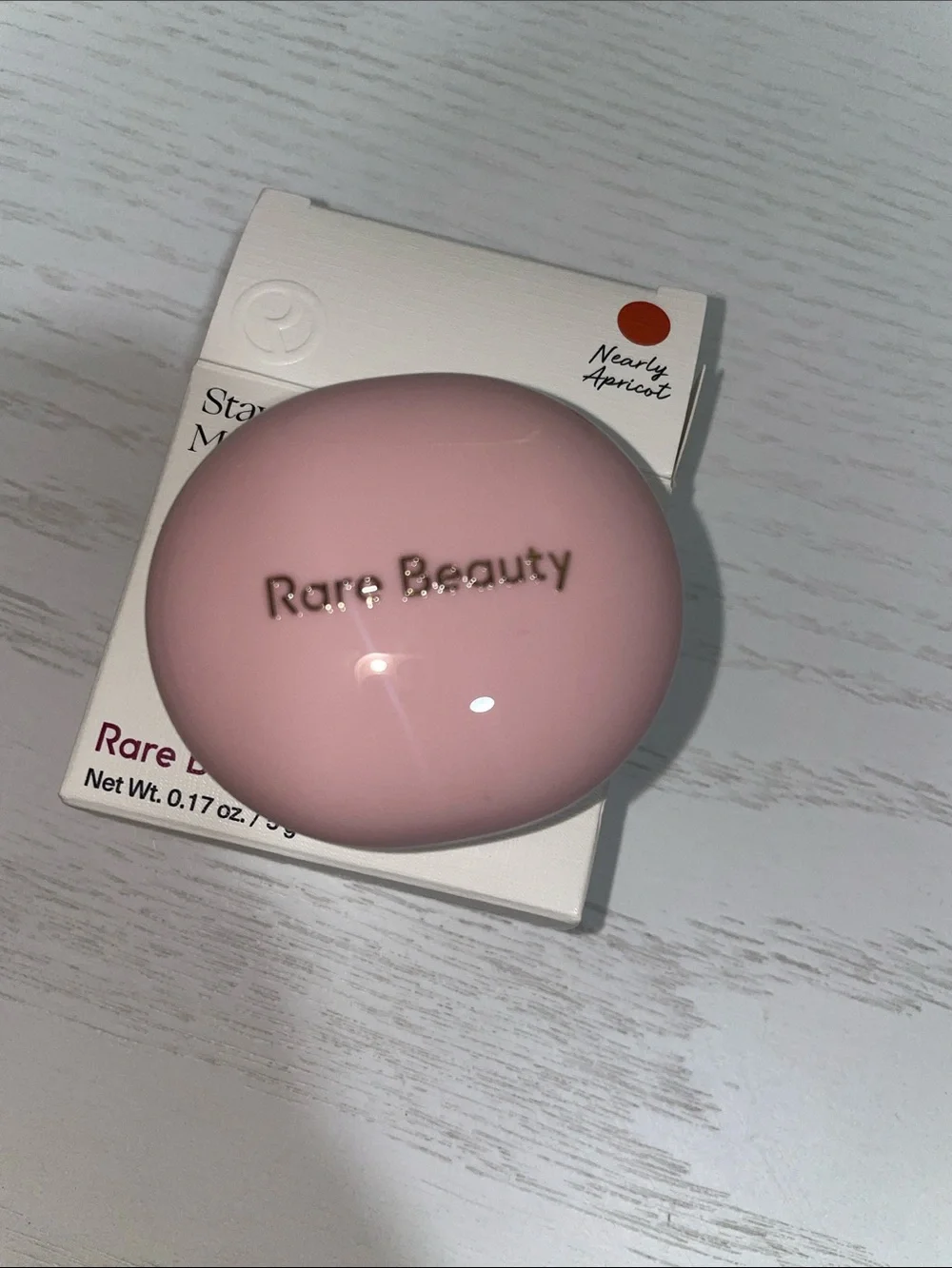 Rare Beauty apricot lightweight